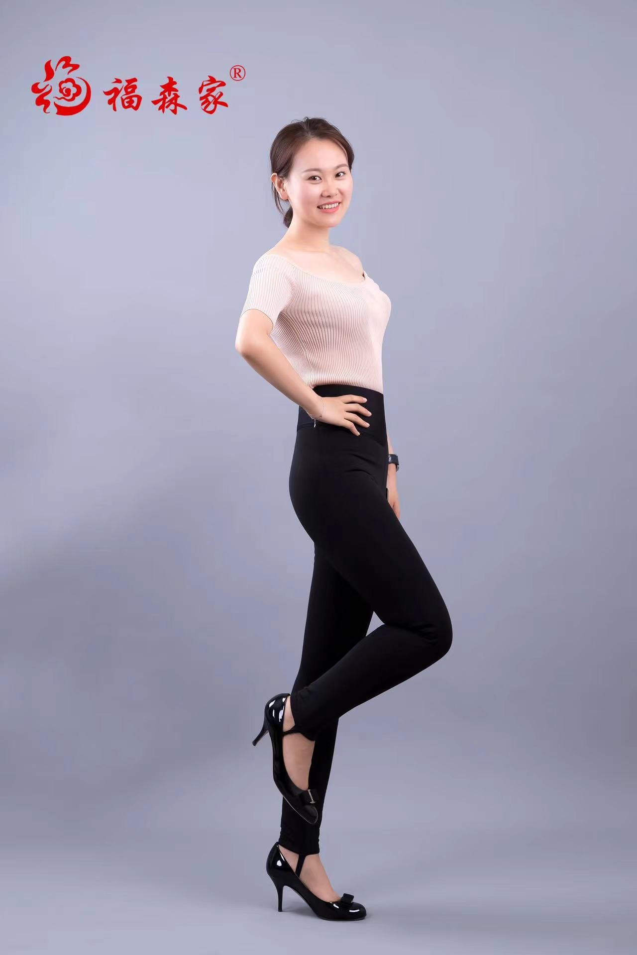 定制款棉花保暖加厚弹力修身打底棉裤/外穿女士棉裤/显瘦高腰时尚