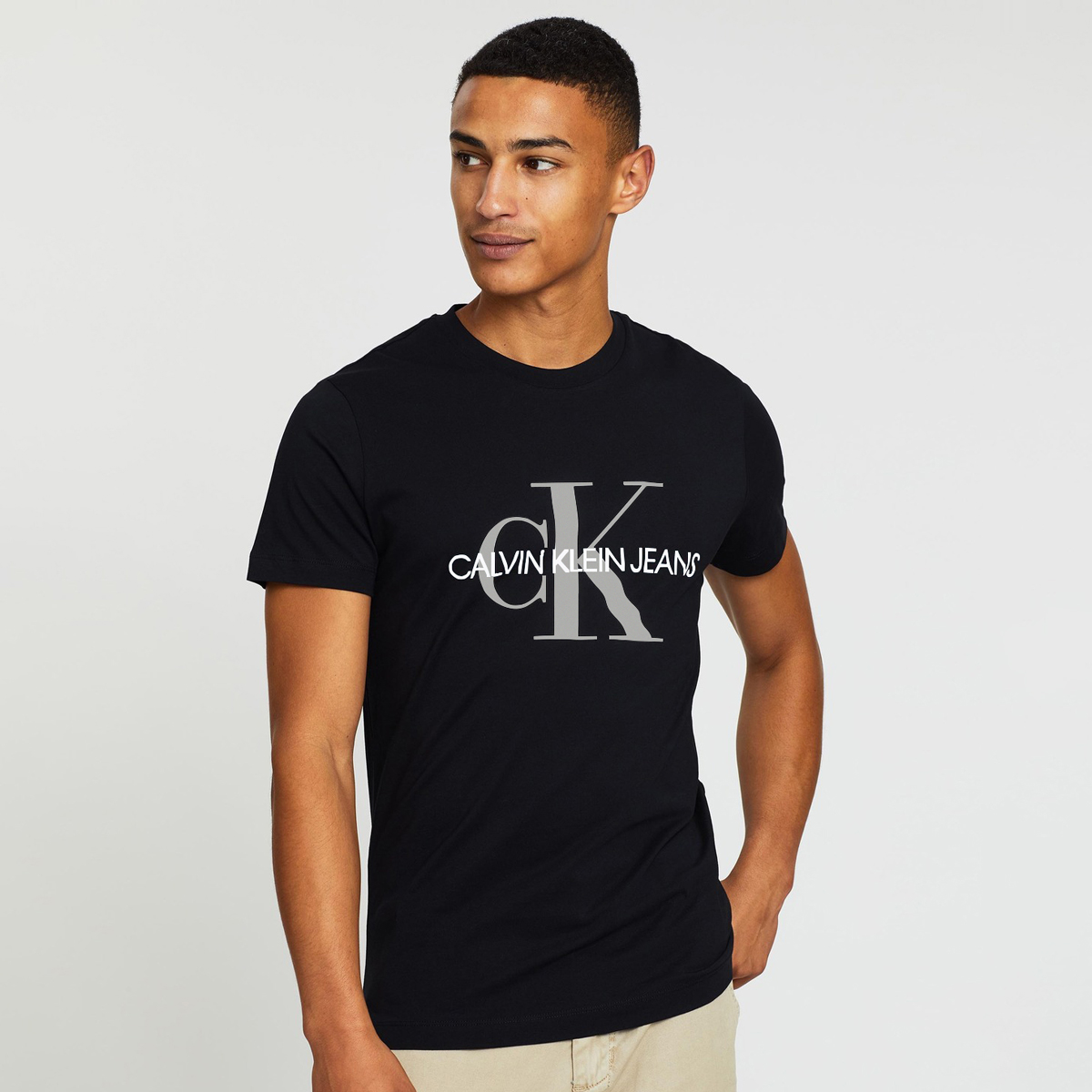 Calvin Klein/卡尔文·克雷恩jeans短袖纯棉t恤正品男装香港直邮