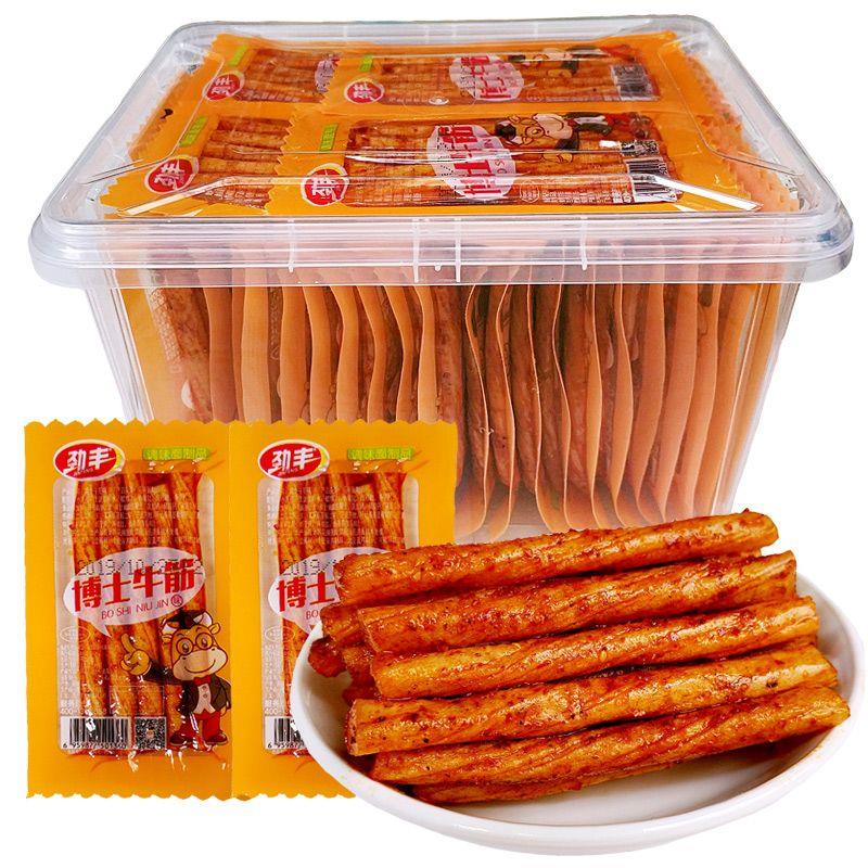 劲丰博士牛筋辣条儿时怀旧麻辣小零食解馋小零食甜辣味休闲网红
