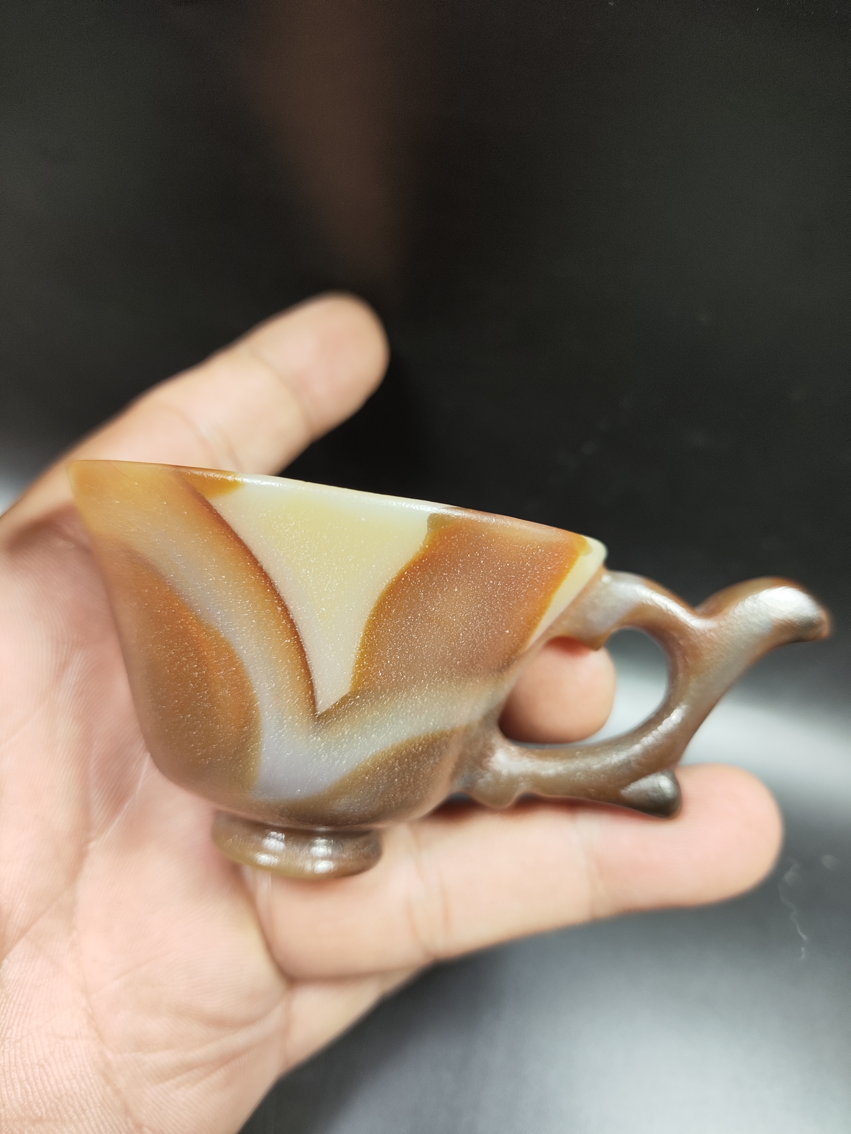 老玛瑙茶杯玛瑙茶杯