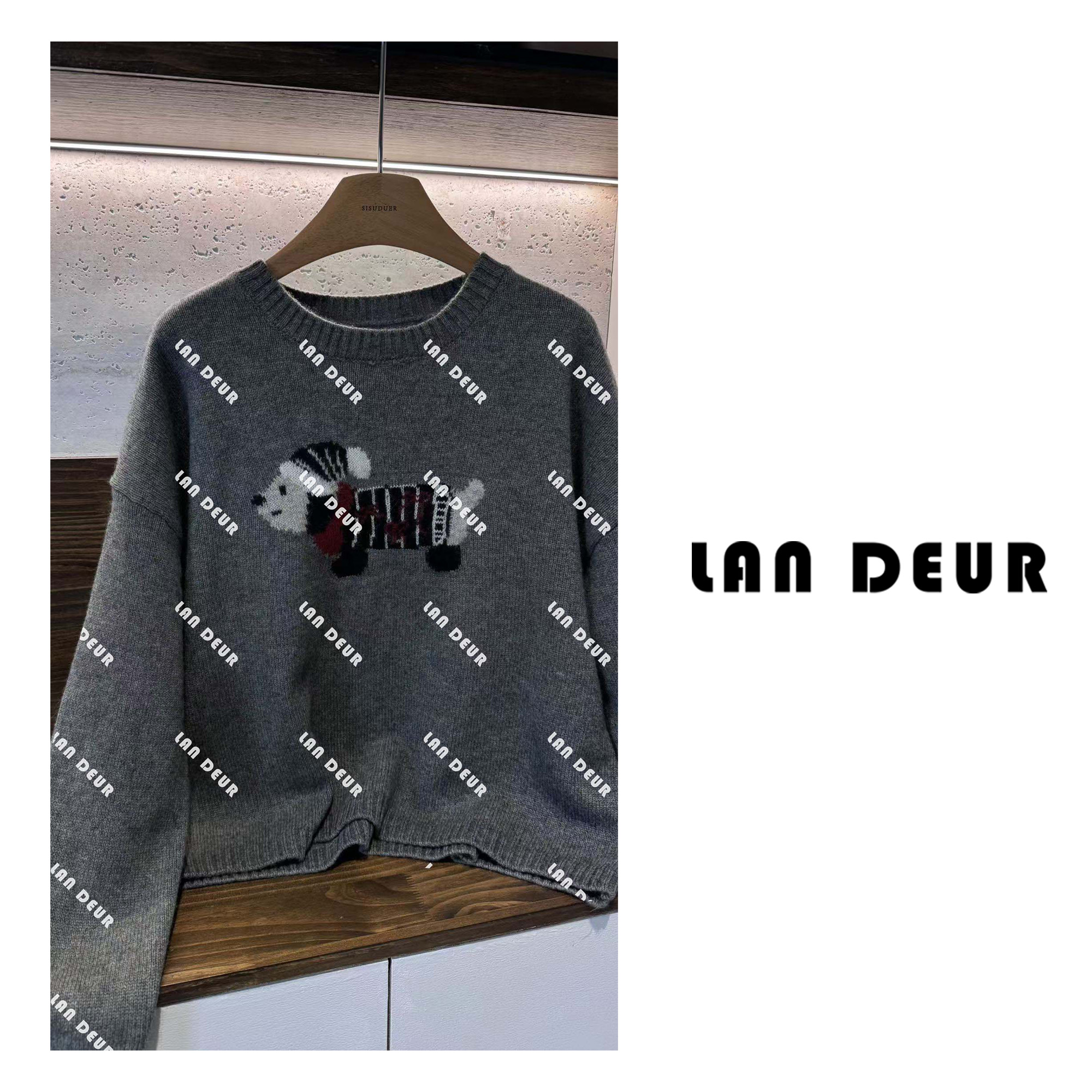 【轻盈篇章】羊毛桑蚕丝山羊绒浣熊毛针织衫冬季保暖百搭毛衣女上衣