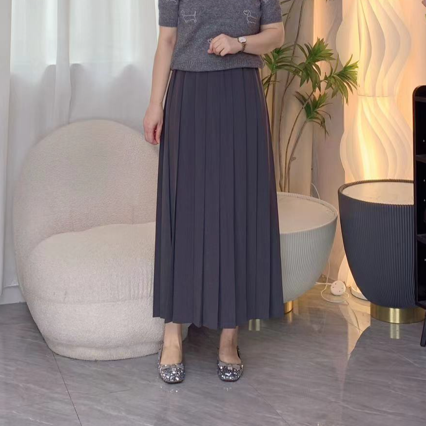 【布园】从布开始用心宽百褶裙半身裙太好看太好看太好看了显瘦舒服