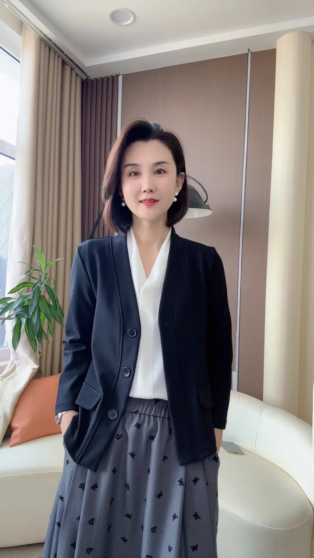 【上千品质】软糯舒服针织外套气质高级大气显瘦遮肉大码女性