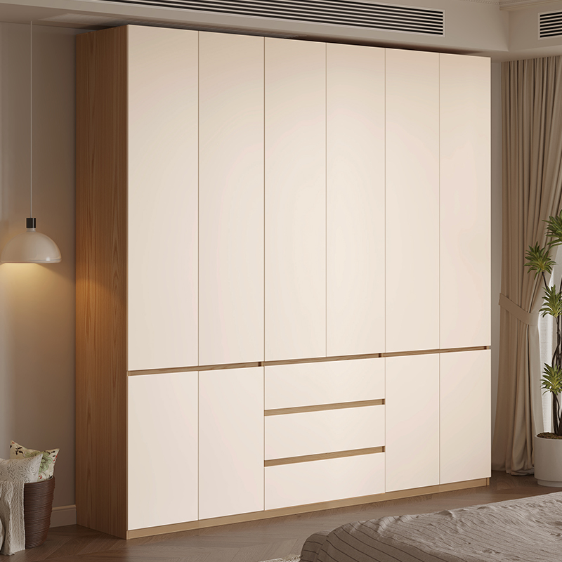 家用卧室分段式衣柜60厘米深度收纳柜子经济型隐形免无拉手衣橱