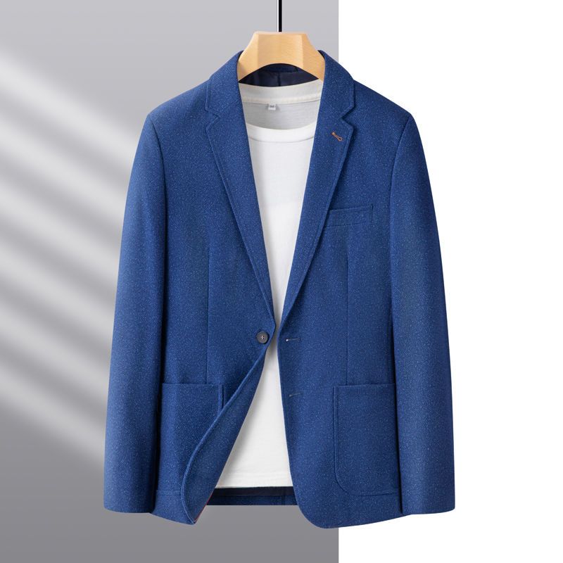 2023新款秋款小单西男士商务休闲修身高级感单件上衣潮流西装外套
