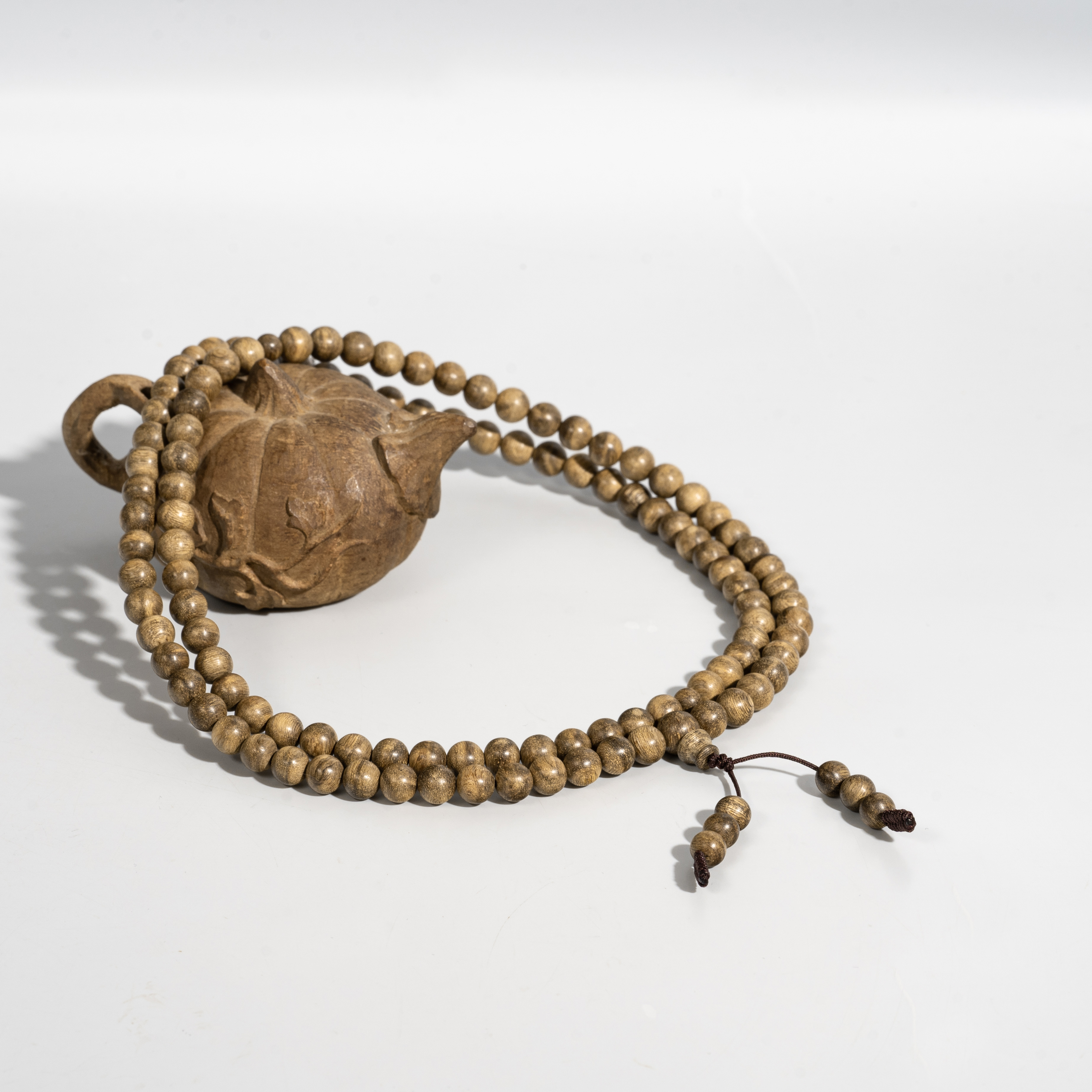   【天然沉香】菩萨棋/圆珠0.6长串/TD2