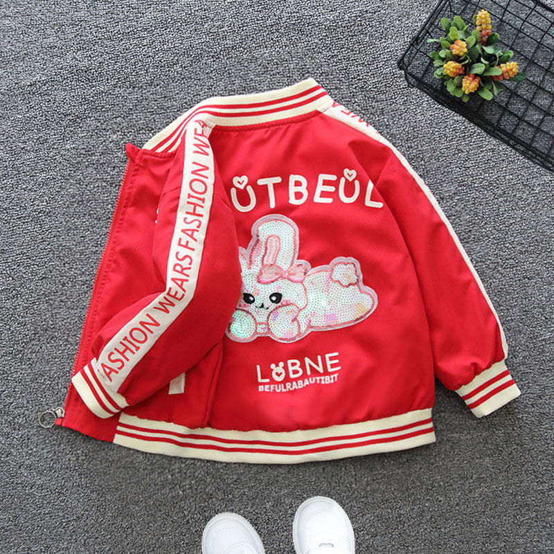 【新年热门】男童外套春秋款宝宝棒球服上衣儿童童装女童秋装D81