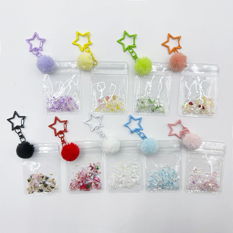 【鱼宝儿直播补差】可爱卡通树脂摆件流沙瓶钥匙扣发夹小卡diy