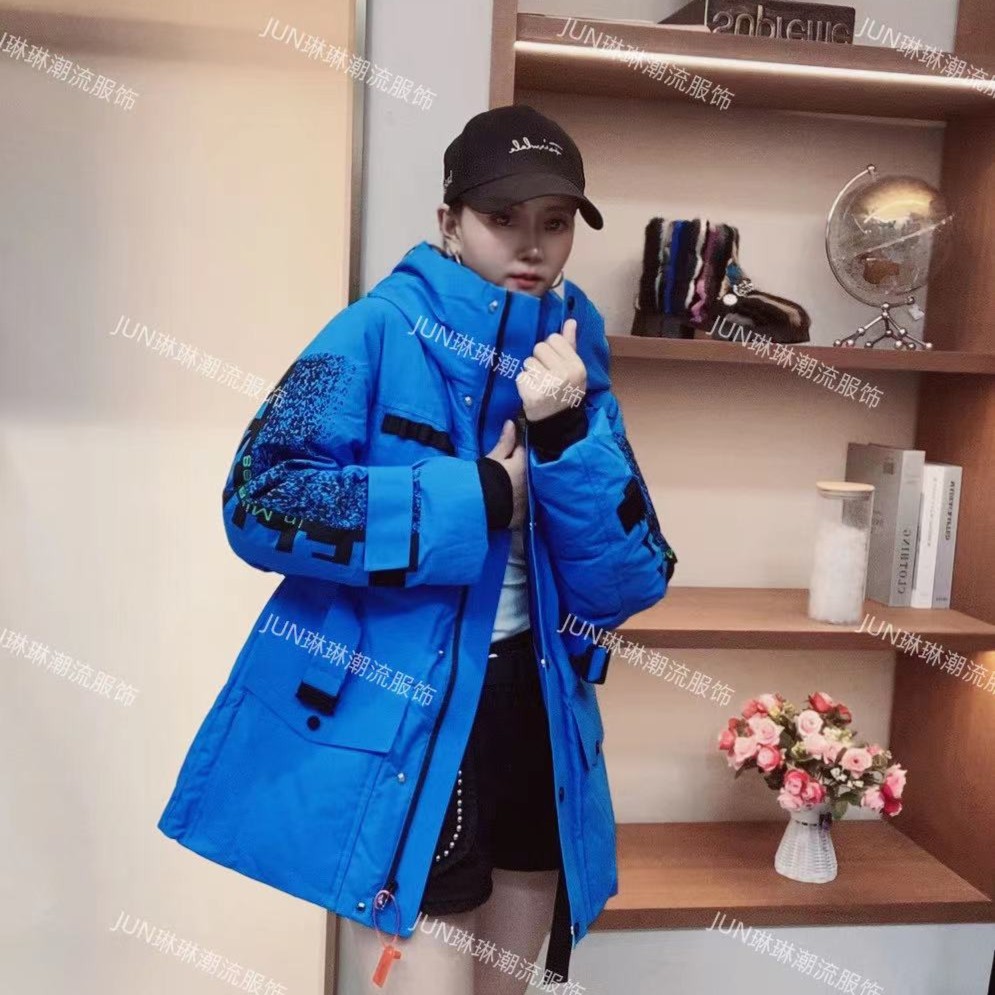 高端潮户外登山滑雪服90白鸭绒羽绒服K1710