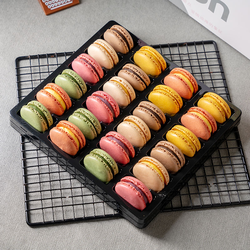 蒂艺茗马卡龙甜点24粒正宗法式西式糕点小吃烘培店自助餐厅小蛋糕