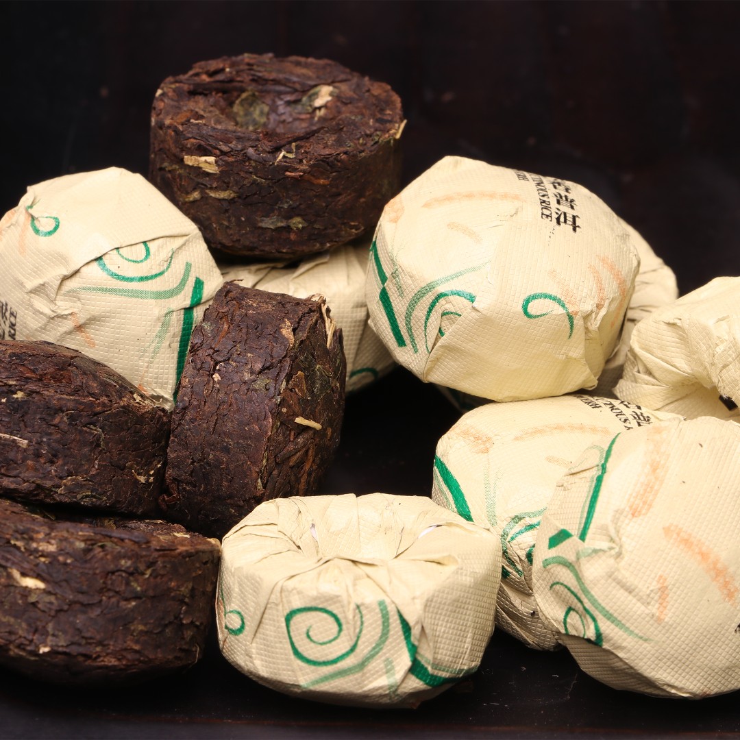 2018年糯米香小沱茶陈香普洱茶熟茶云南熟茶茶叶