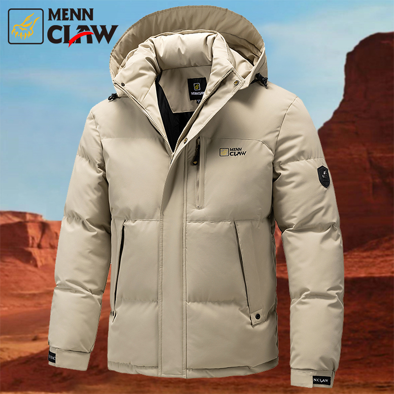 猛爪冬季新款冲锋衣棉服男保暖防雨防强风高品质户外棉衣男上衣男