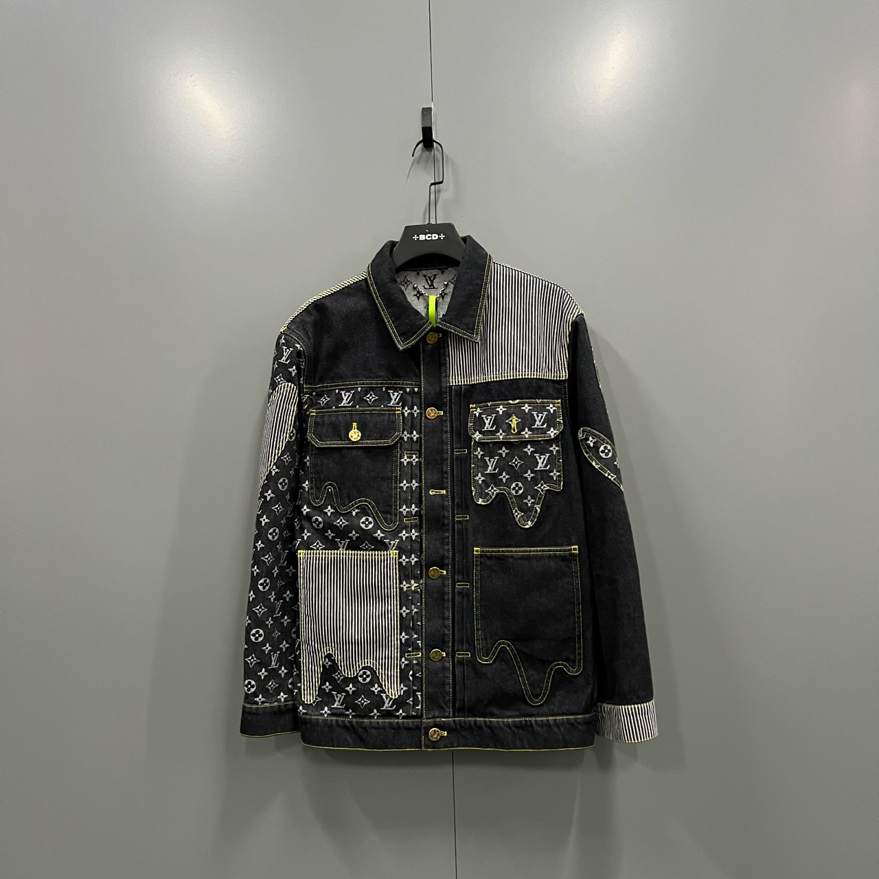 （BC）Louis Vuitton lv 解构拼接老花牛仔夹克 44码/全新/吊牌