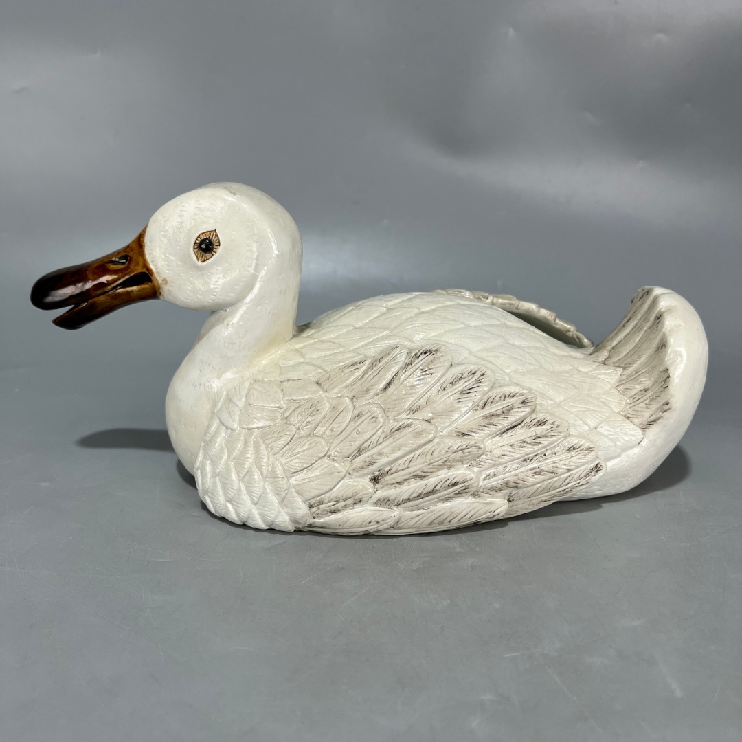 仿生瓷番鸭陶瓷摆件
