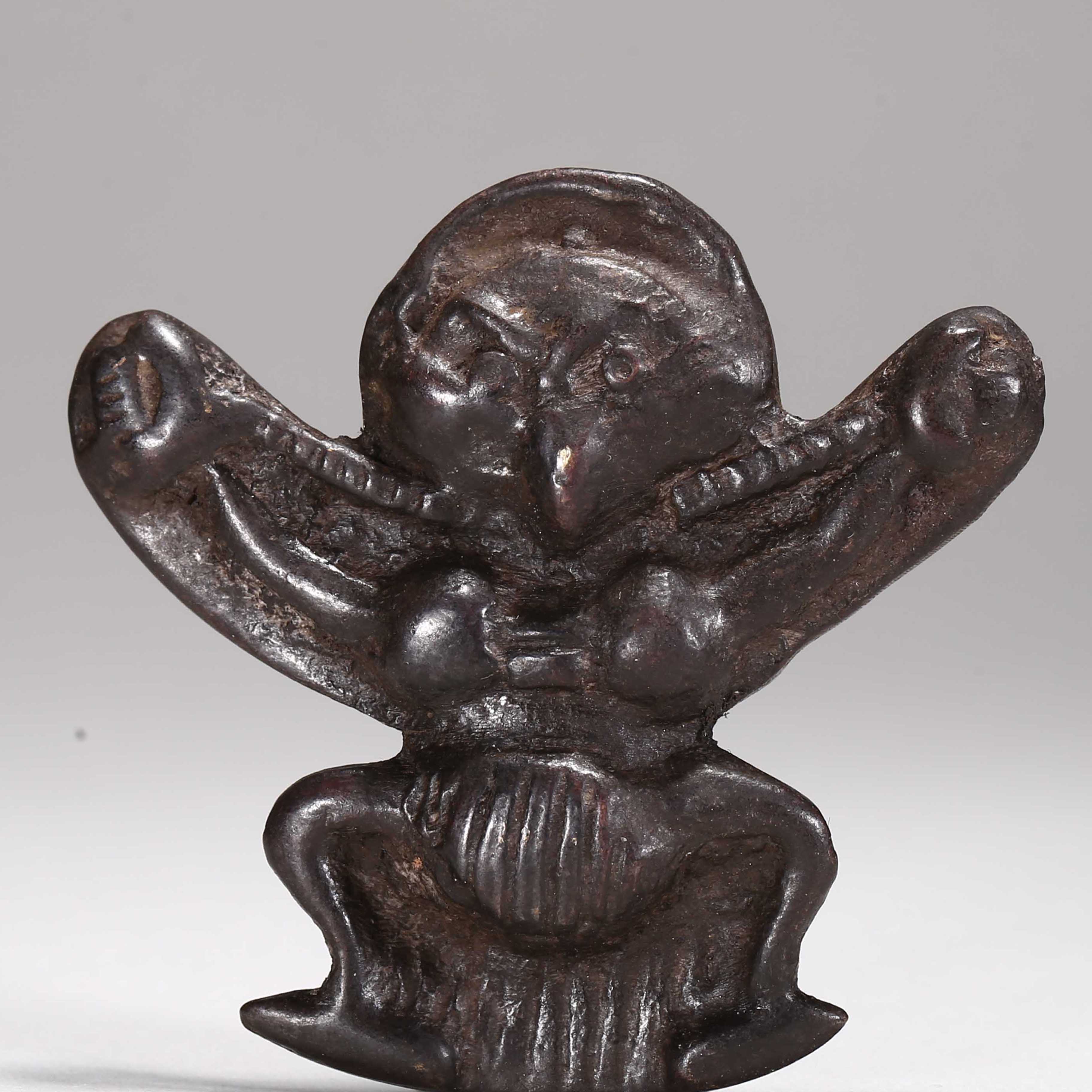 民国/铜大鹏鸟吊坠/JFYG20912481/收藏/【济文阁】