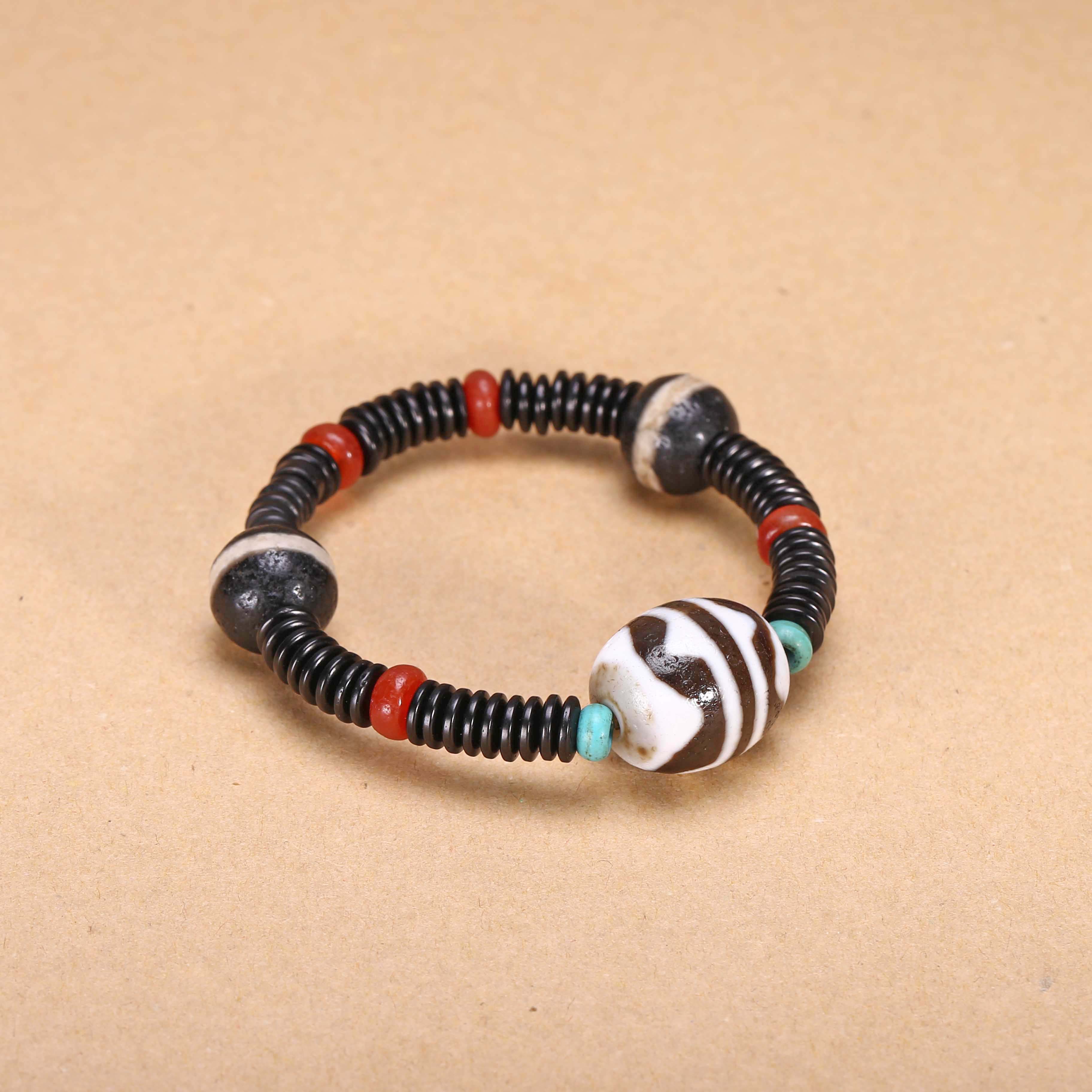 【济文阁】JOY20102666民国 玛瑙主珠手串