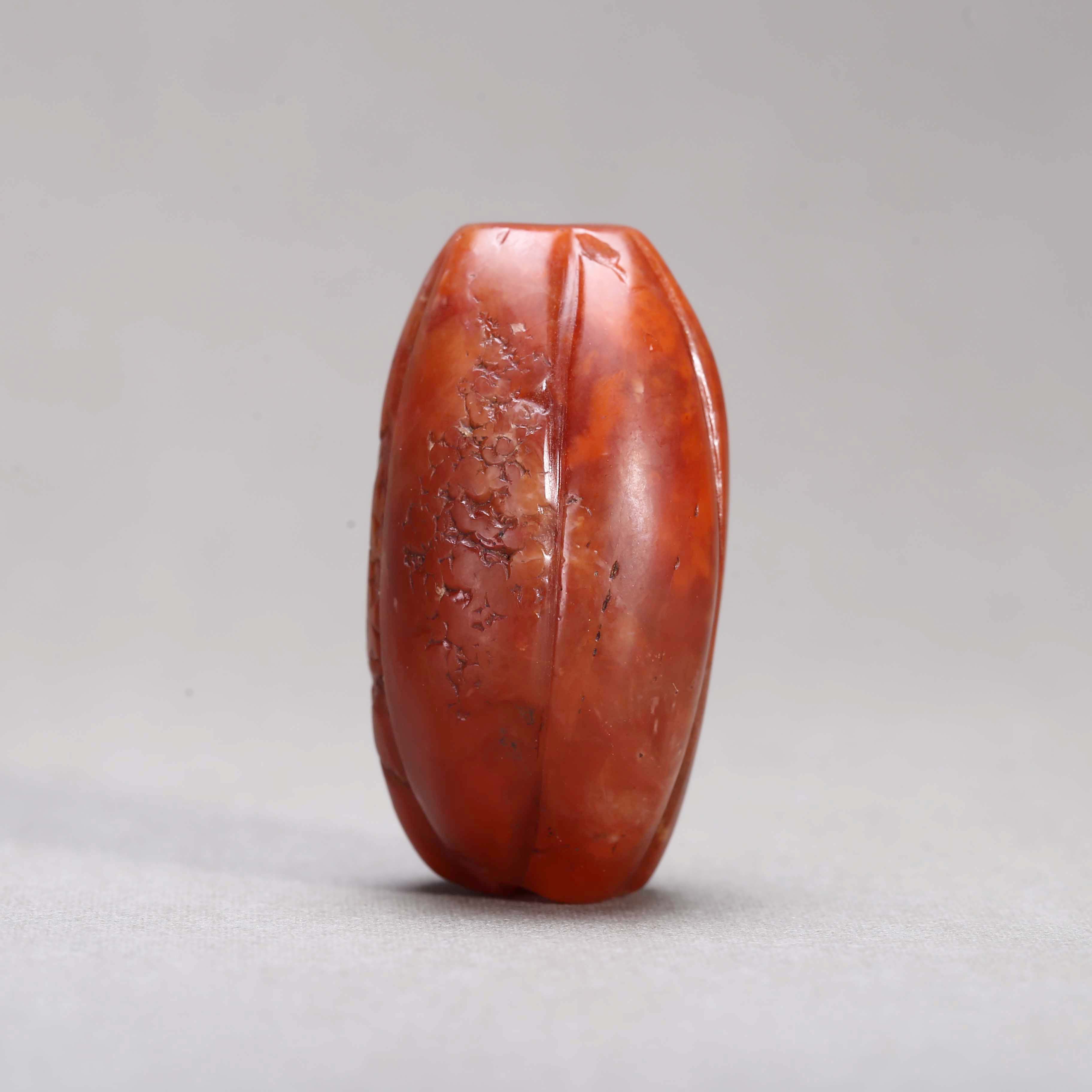 【济文阁】JZYM20112025民国 南红玛瑙瓜珠