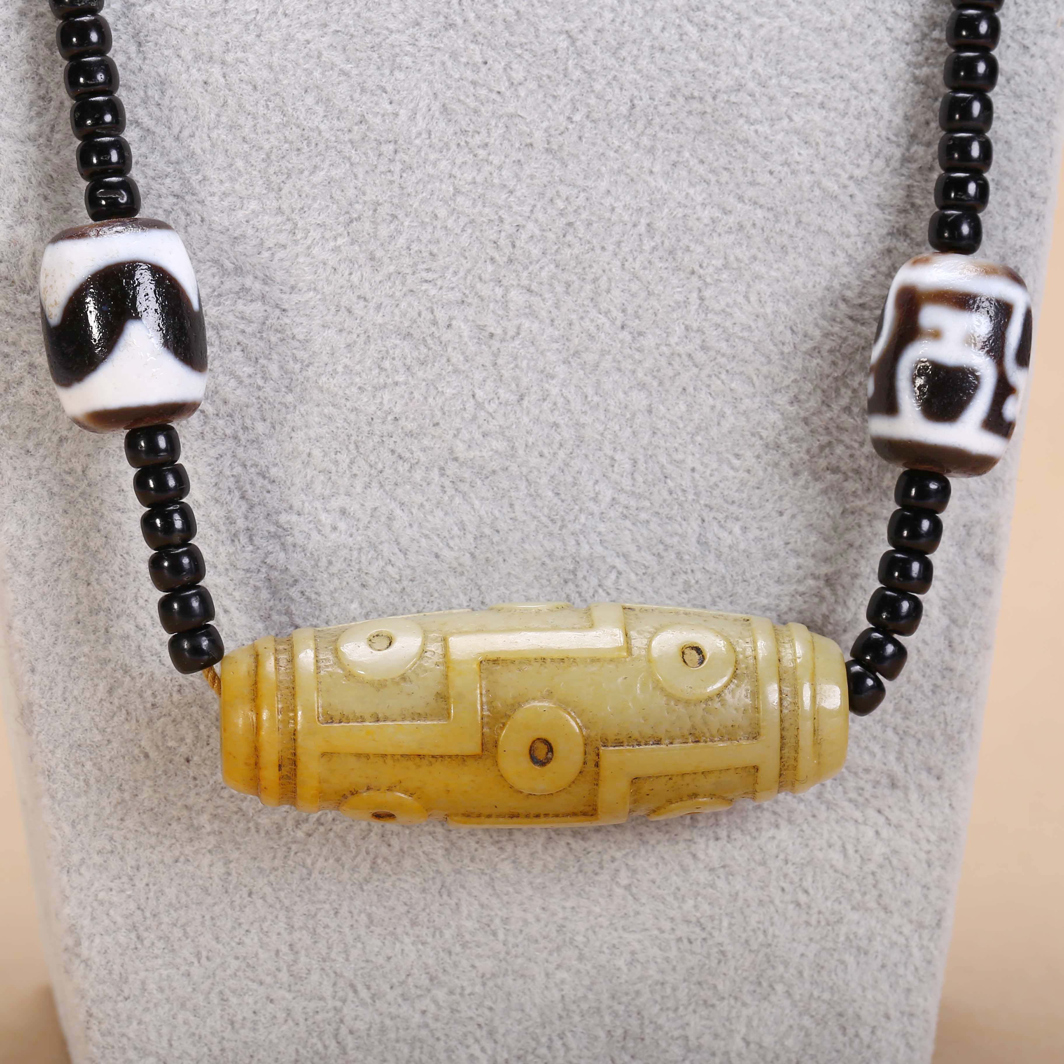 【济文阁】JXQ20120337民国 青黄玉勒子