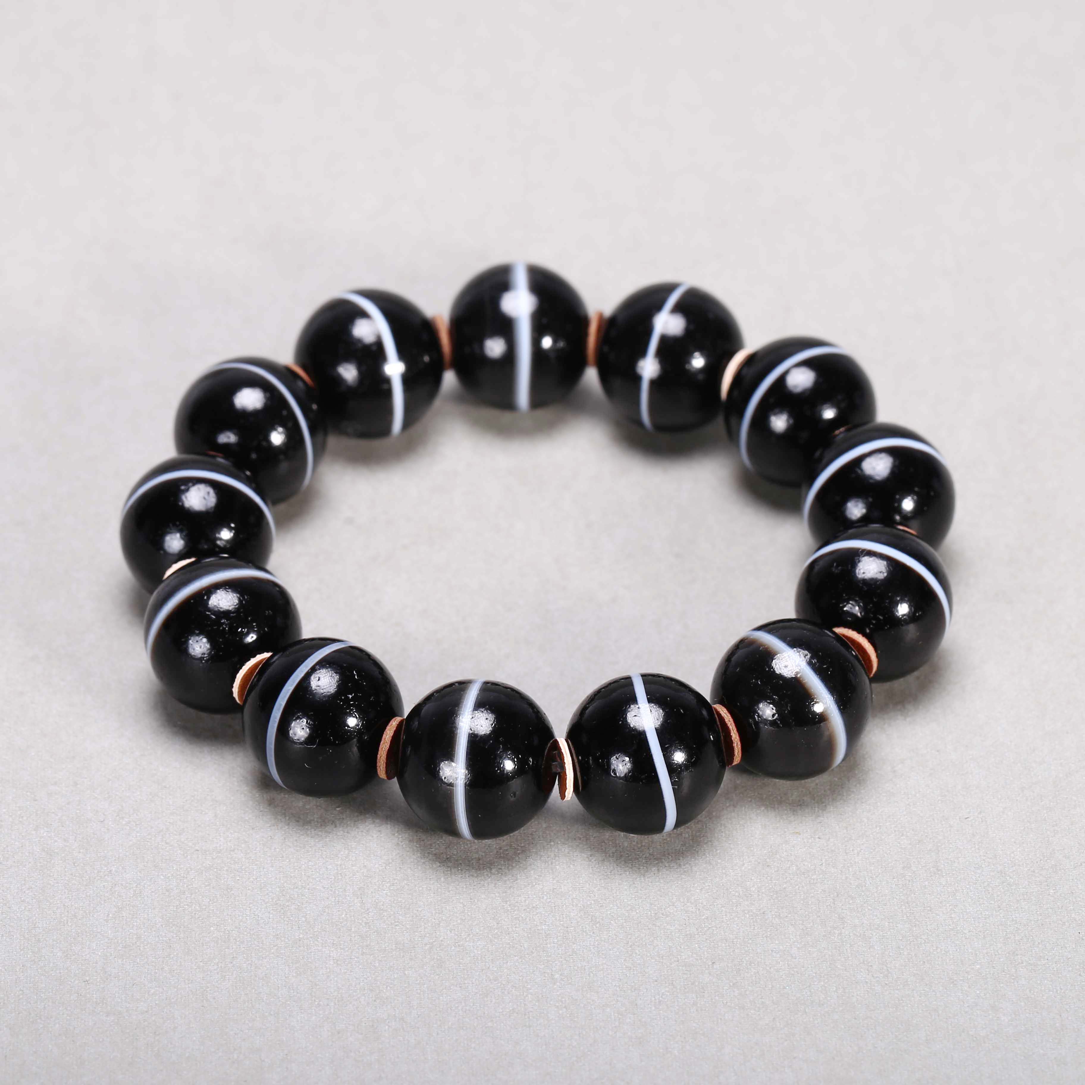 【济文阁】JOY20103109民国 药师玛瑙手串