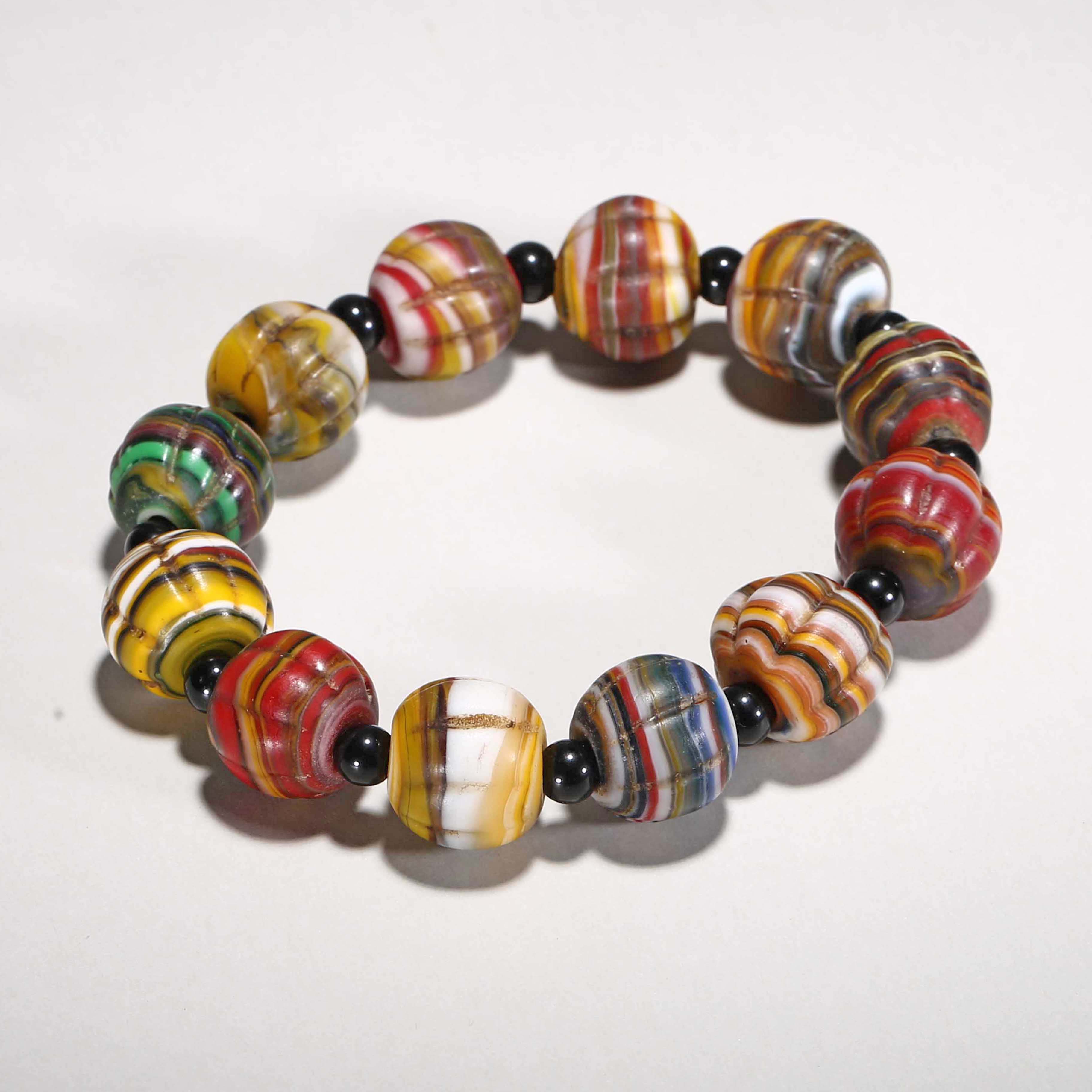 清代 琉璃手串JZYM20120966【济文阁】