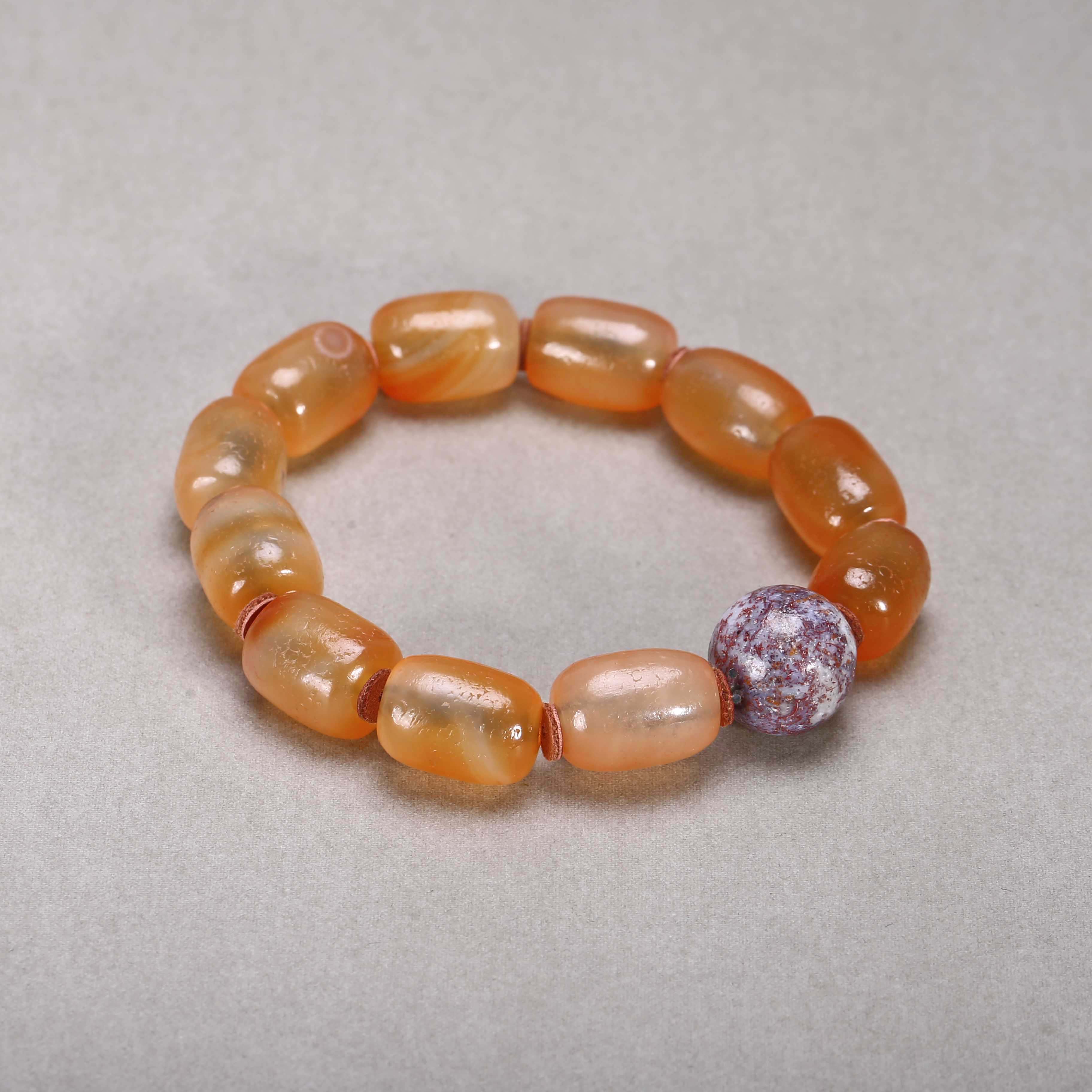 【济文阁】JOY20102616清代   玛瑙手链