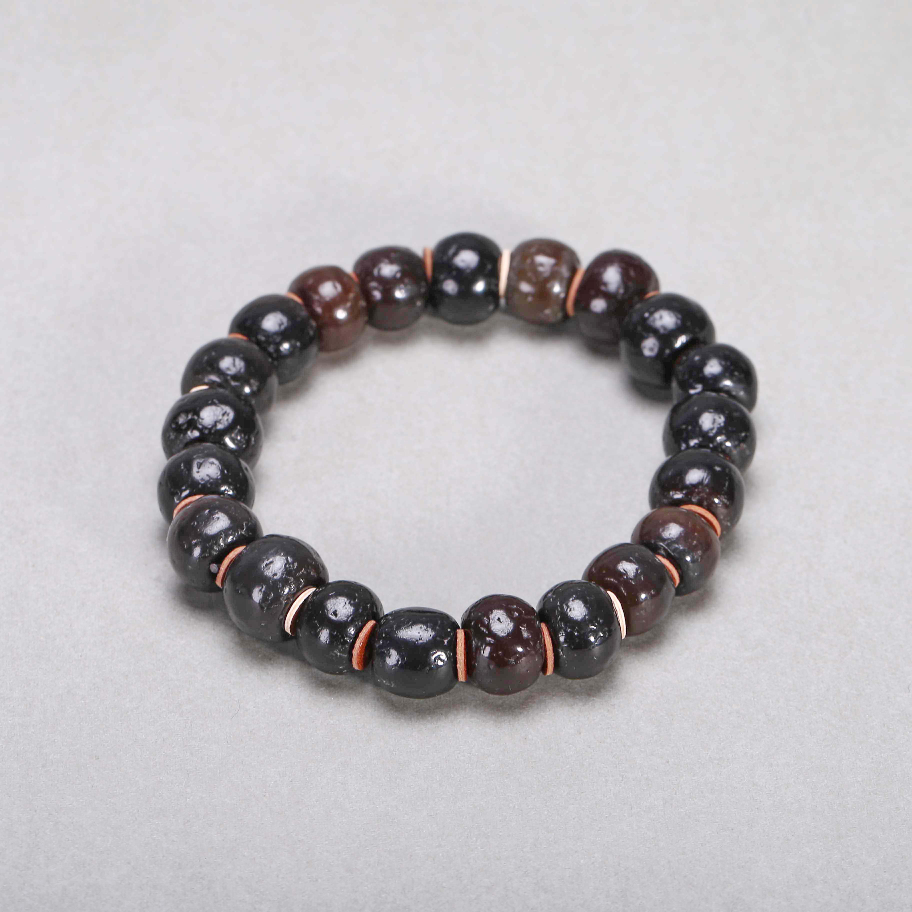 【济文阁】JOY20112444清代 糖玛瑙剁珠手串