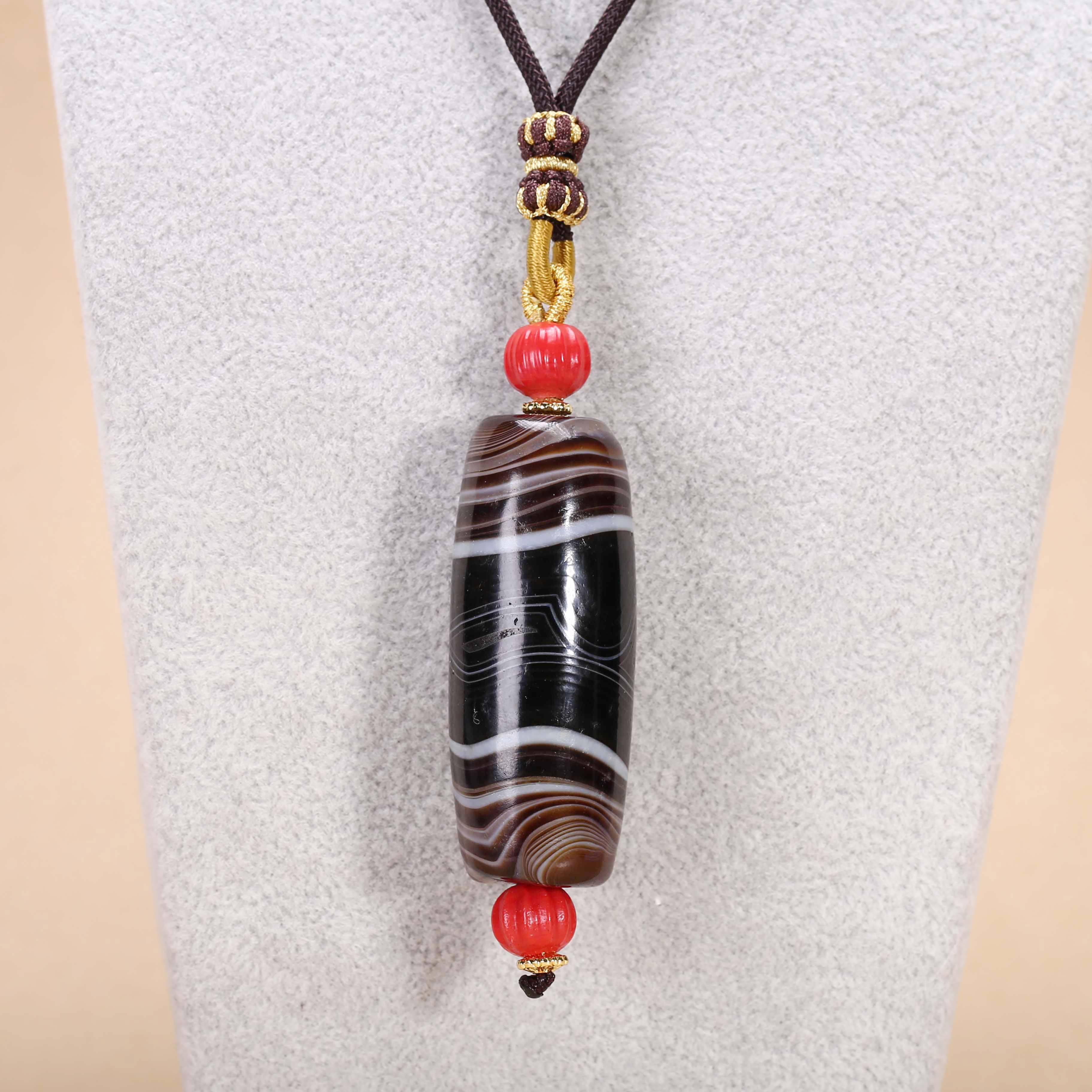 【济文阁】JOY20120123清代 缠丝玛瑙勒子