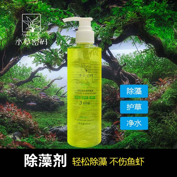 水草密码草缸除藻剂可除丝藻刚毛藻黑毛藻鹿角藻蓝绿藻发藻快速