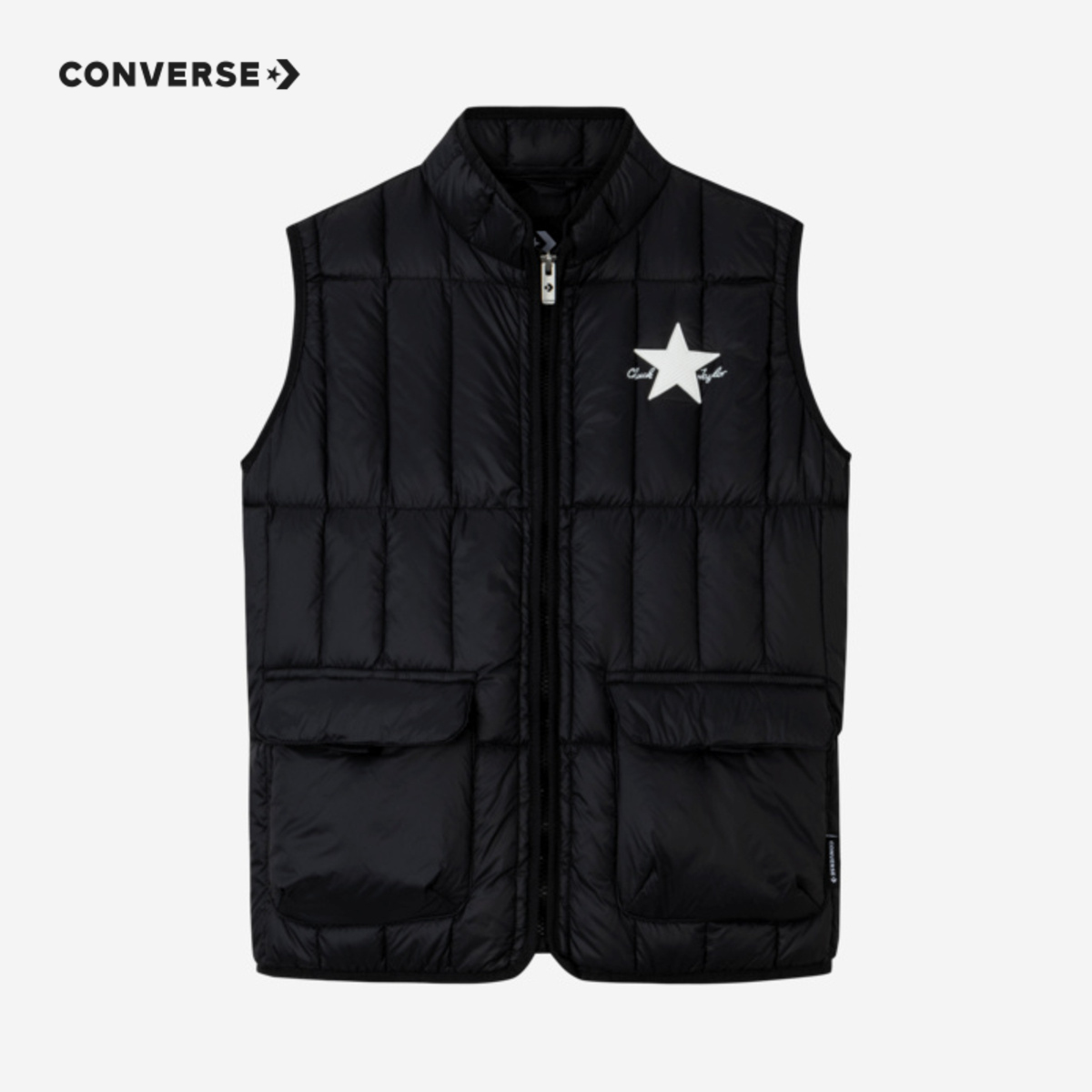 Converse/匡威童装男女童冬季儿童保暖羽绒马甲CNVN-VE-F063