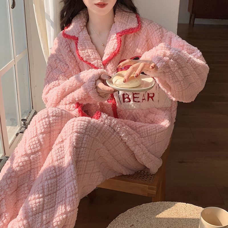 高品质睡衣冬季厚实睡衣套装2号念到名字拍下备注编码