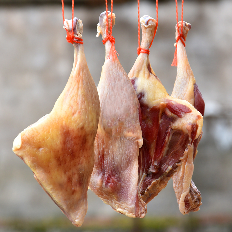 【粉丝专享】江西农家风干腊鸭腿1只2只6只10只咸淡适中的咸鸭腿