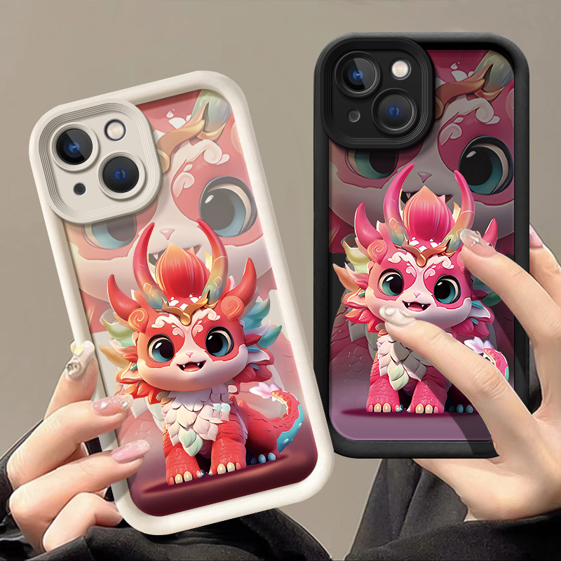 iPhone苹果13手机壳A2634个性挂绳中国风软胶硅胶软潮牌软硅胶女