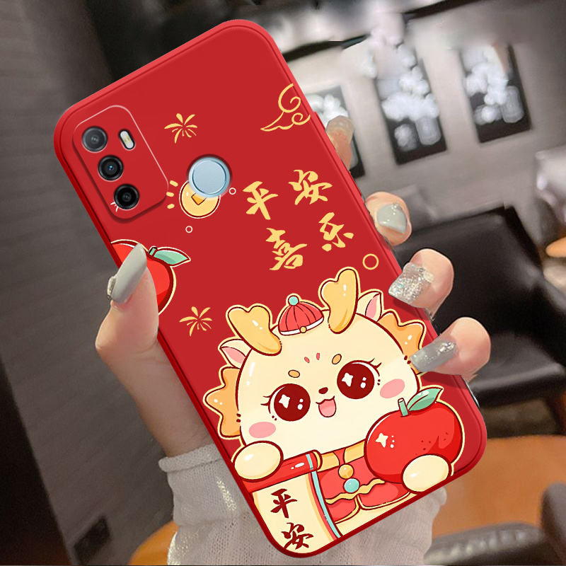 oppoa32手机壳PDVM00软胶可爱个性挂绳潮牌防摔创意简约卡通网红