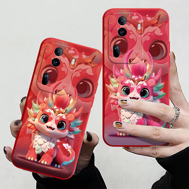 opporeno11手机壳PJJ110软胶opporeno11pro奢华中国风卡通软硅胶