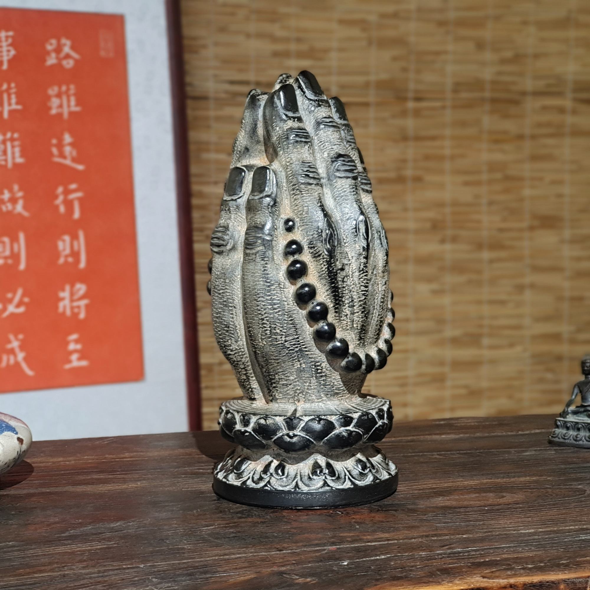 33CM佛手│茶室客厅店面装饰造景禅意家居摆件