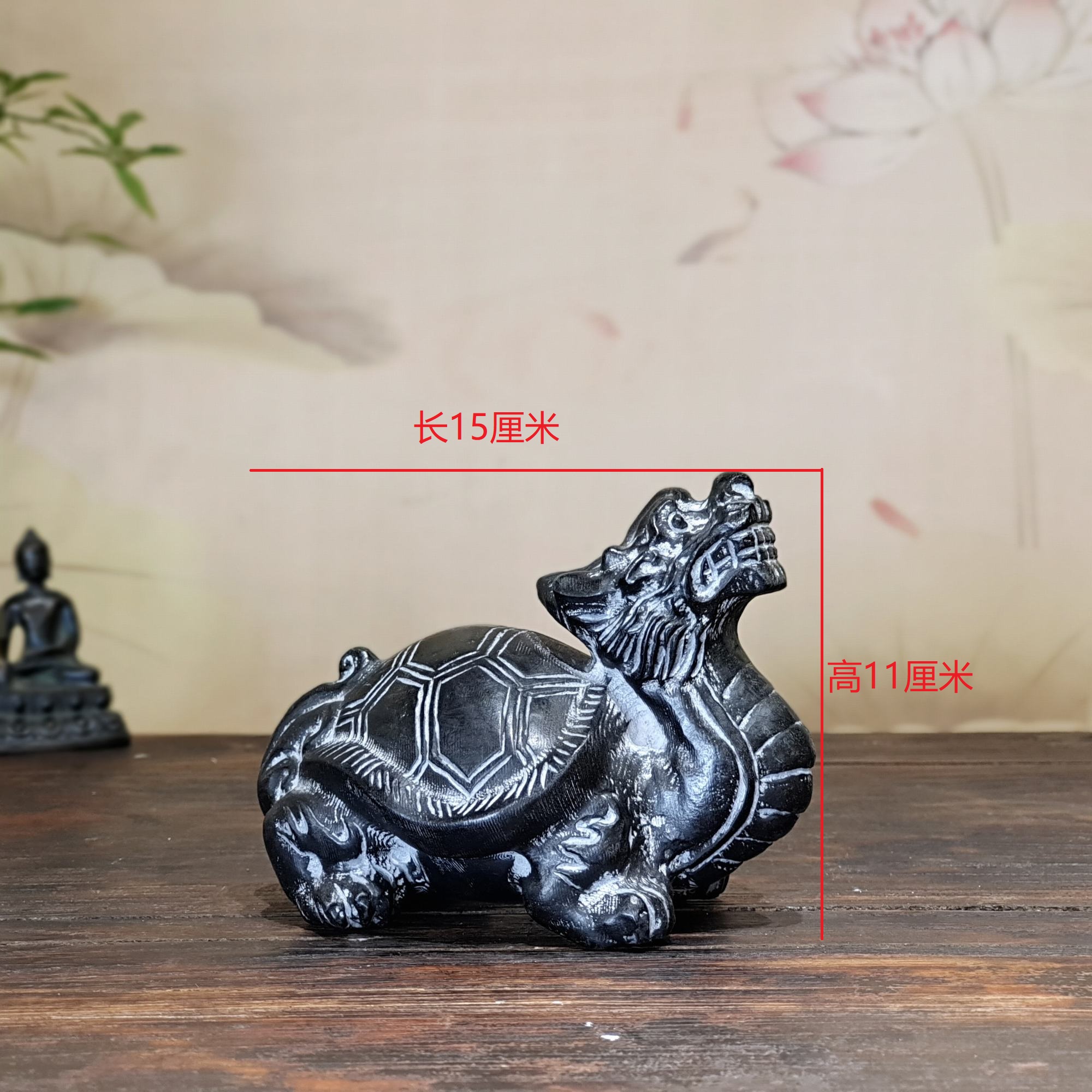 青石龙龟|经典款|茶道雅器空间造景家居摆件