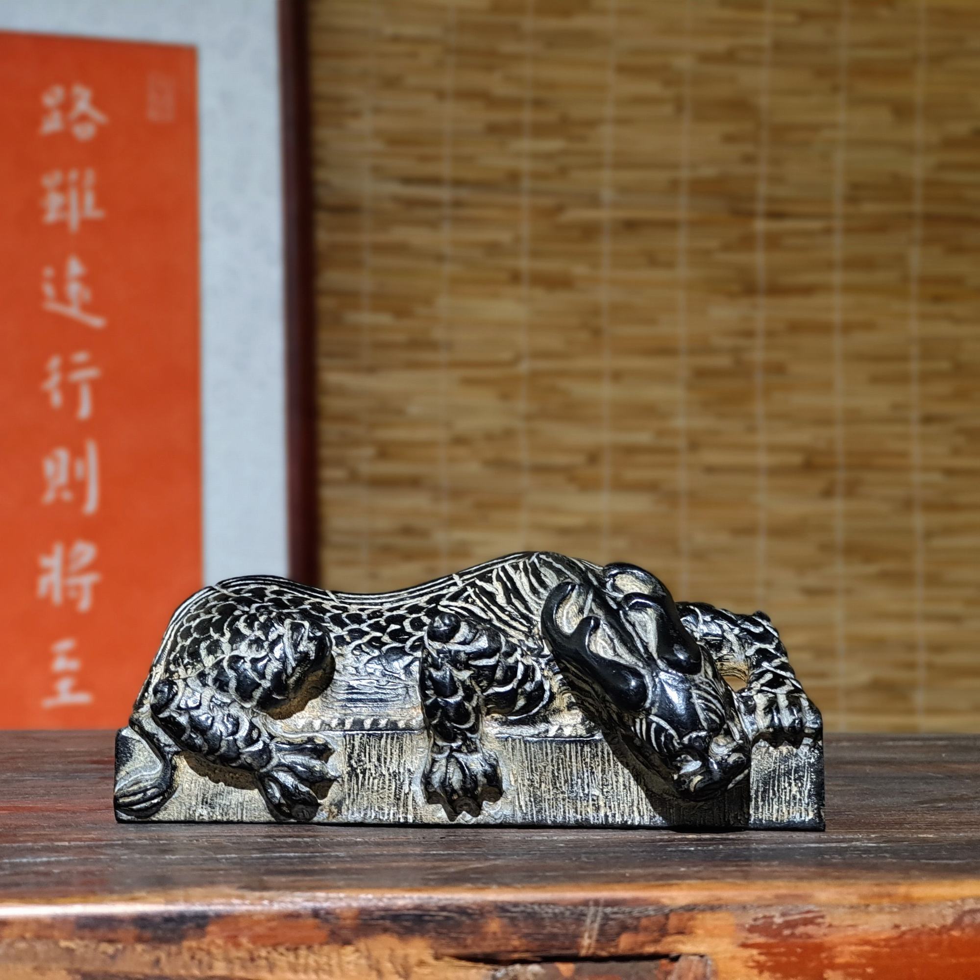 镇水兽，蚣蝮│客厅玄关茶室鱼缸博古架摆件家居摆件