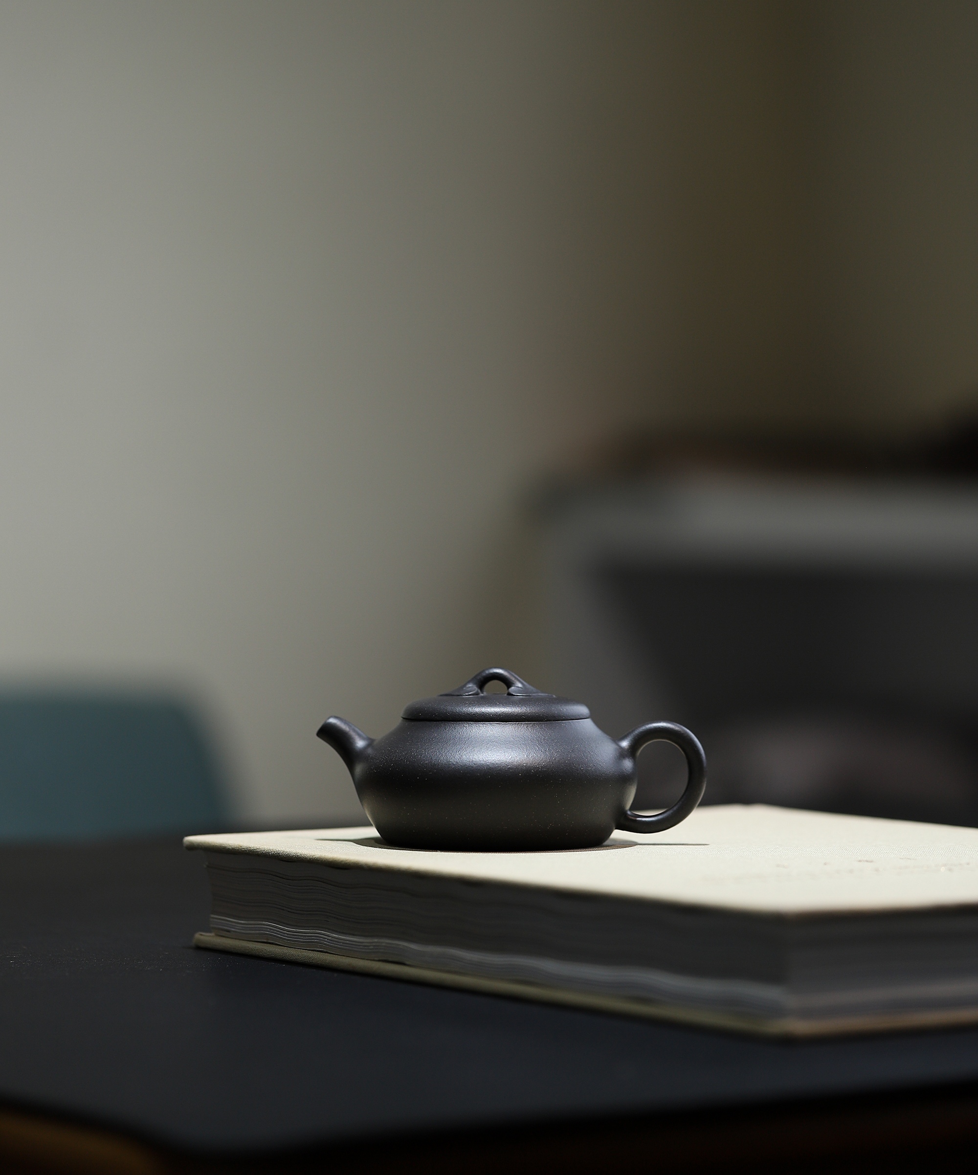 【茗隐】紫砂壶 事事如意 降坡泥还原烧 130cc