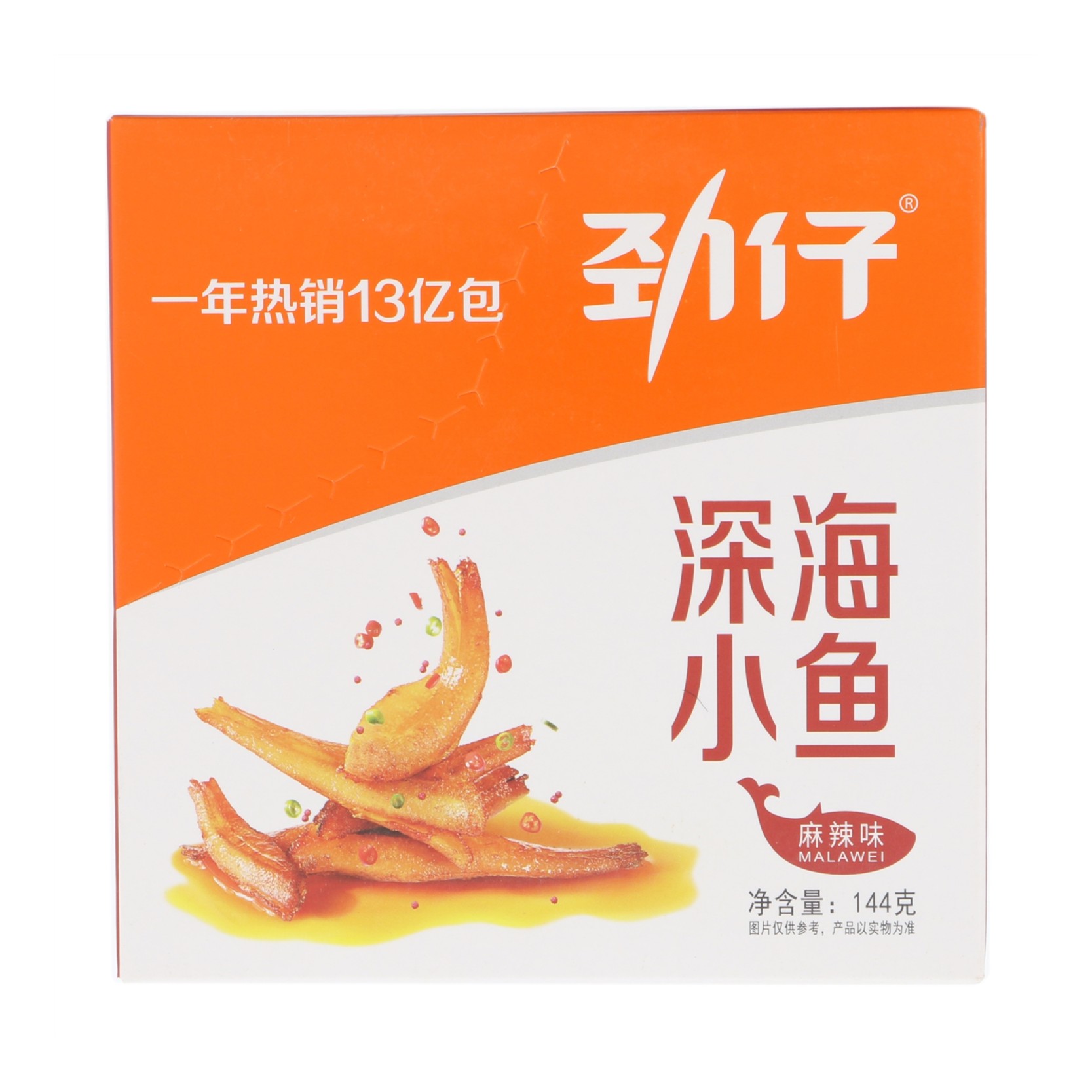 劲仔深海小鱼 麻辣味 144g(12g*12包)
