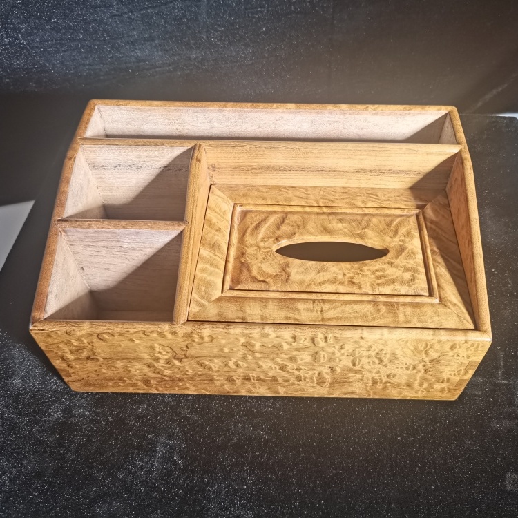 多功能纸抽盒 金丝楠木家居用品 好看实用 收藏价值高