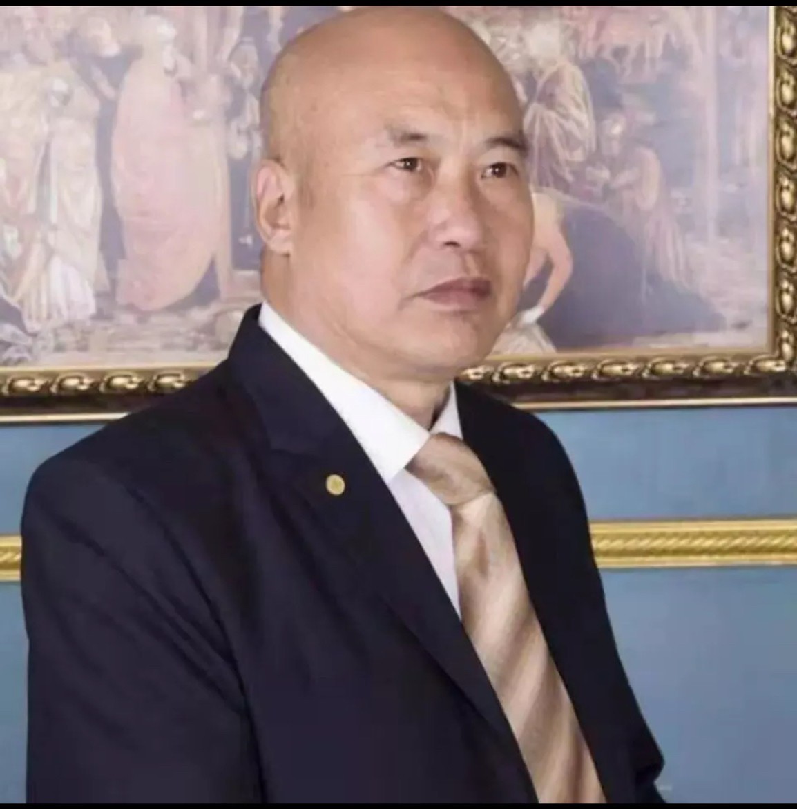 赵秋芬真迹/神龙出海福满乾坤/国画3/假一赔一百万s01