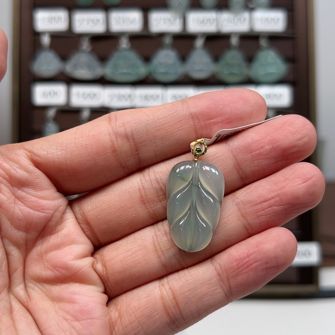 【闪购商品】翡翠颈饰18K金镶嵌