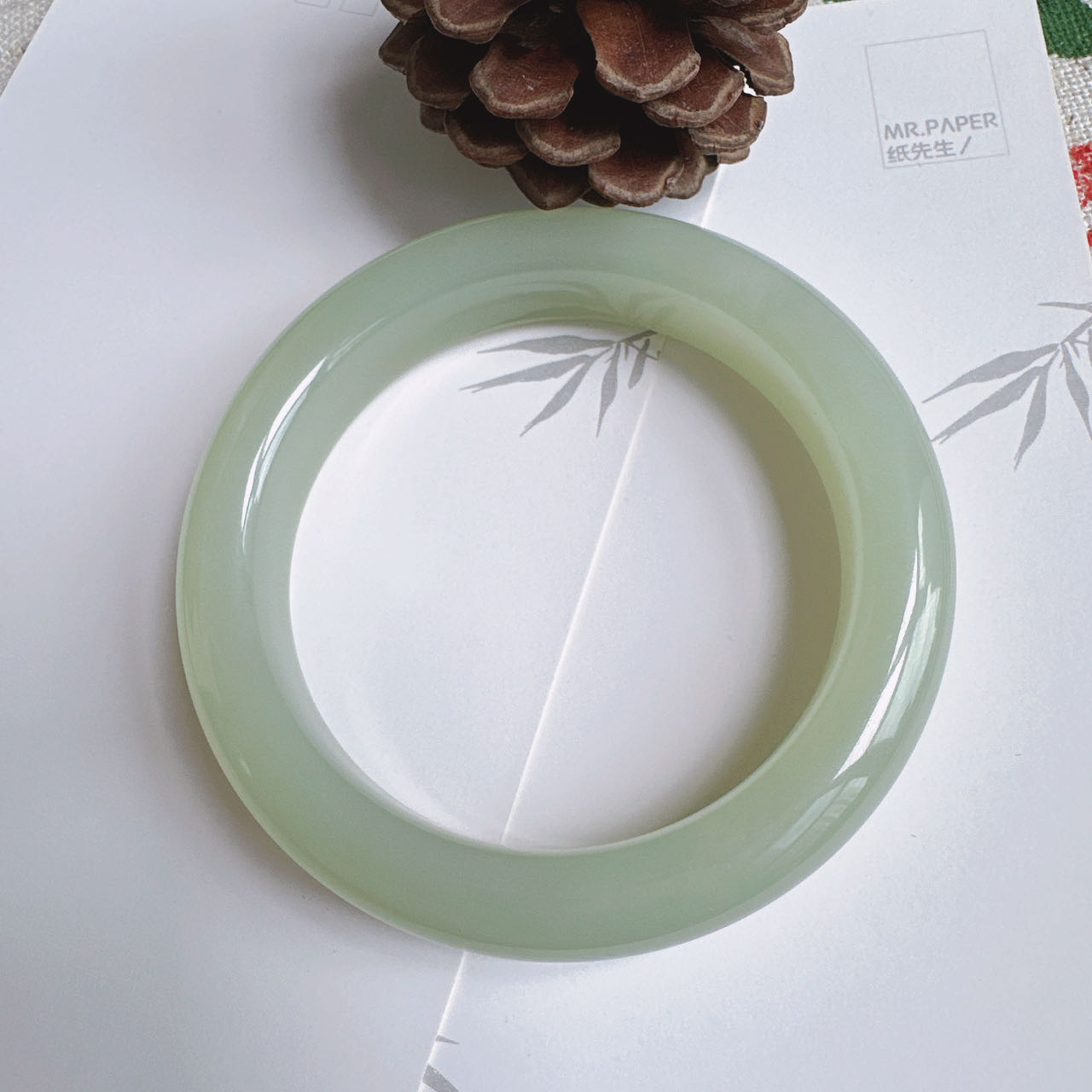 【典藏级】和田玉高冰绿手镯女款时尚上等和田玉手镯女