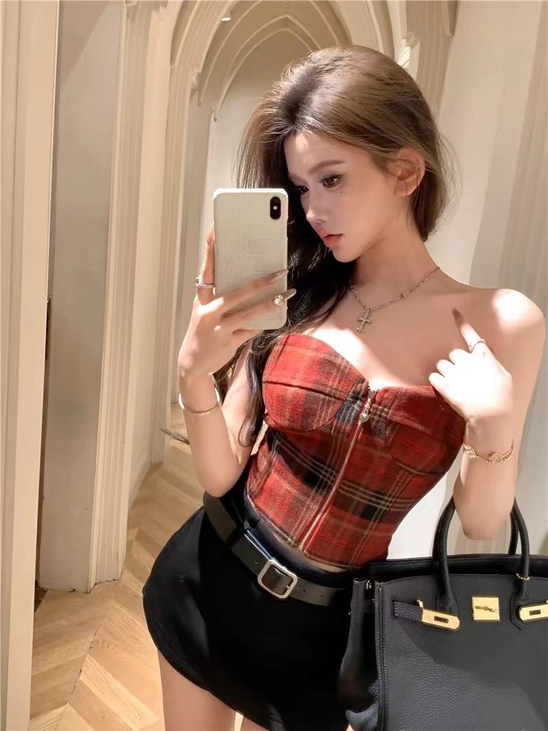 【孤品35-99米】辣妹纯欲高级气质网红设计感女装