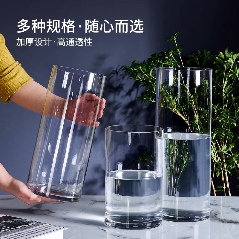 兜拍[1030] 直筒花瓶美男树龟背竹专用