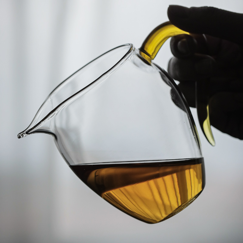 玻璃公道杯加厚耐热功夫茶具配件茶件茶器大容量日式防爆透明茶海