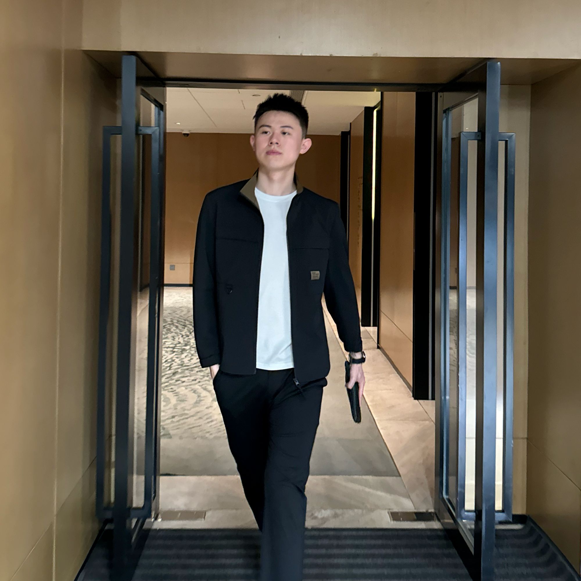 【bing哥哥】商务休闲男士立领夹克春秋轻奢新品