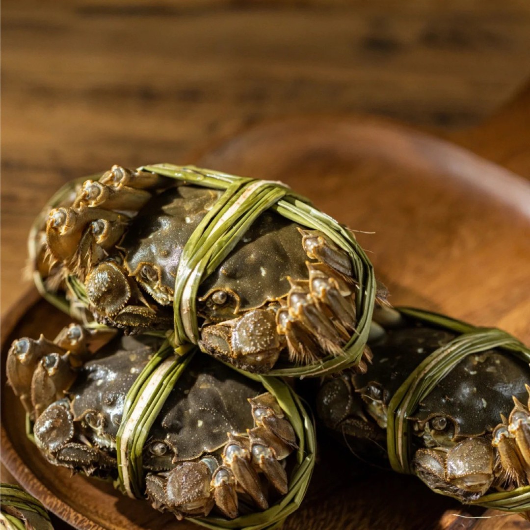 【活蟹】江苏大闸蟹3.2两-5两 /只全公蟹