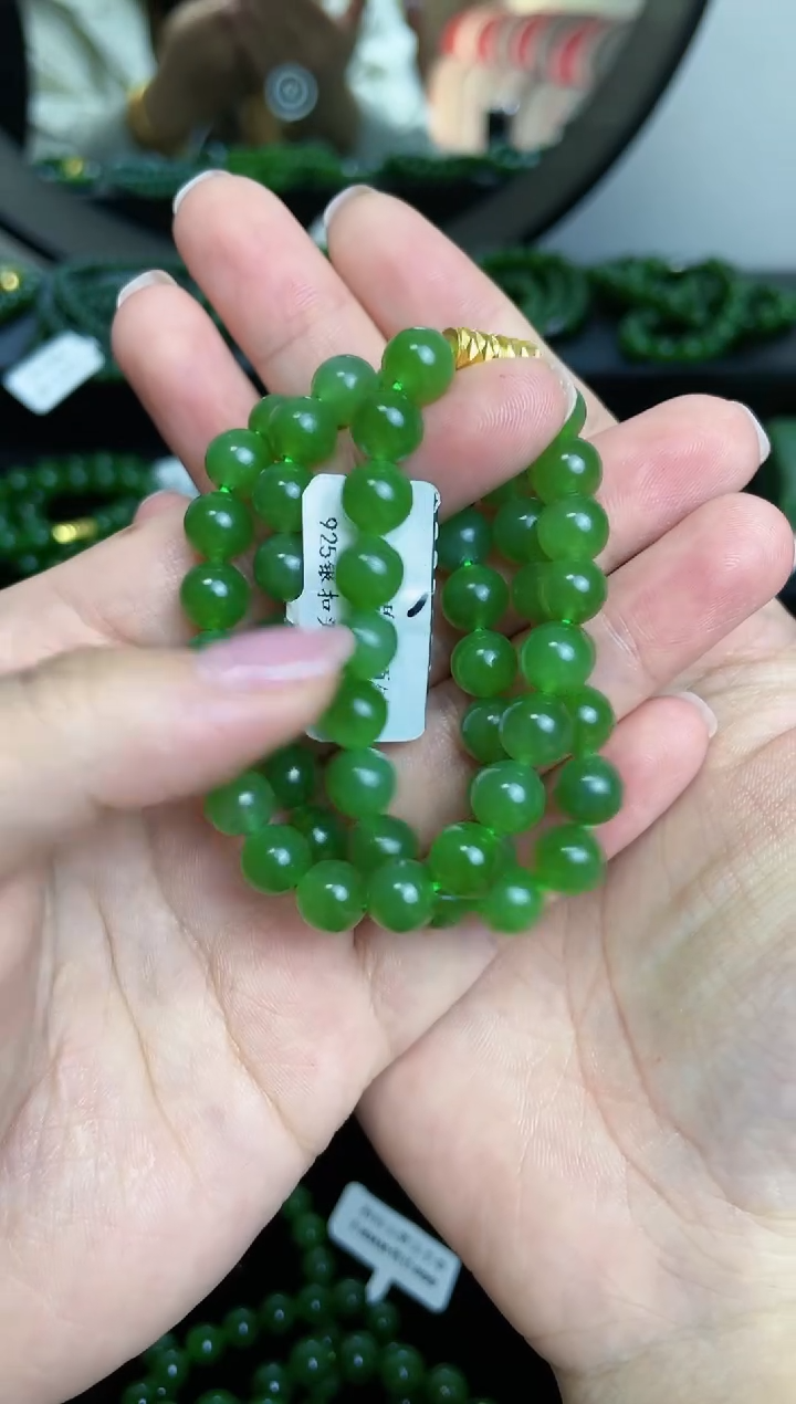 【闪购商品】和田玉（碧玉）颈饰未镶嵌8