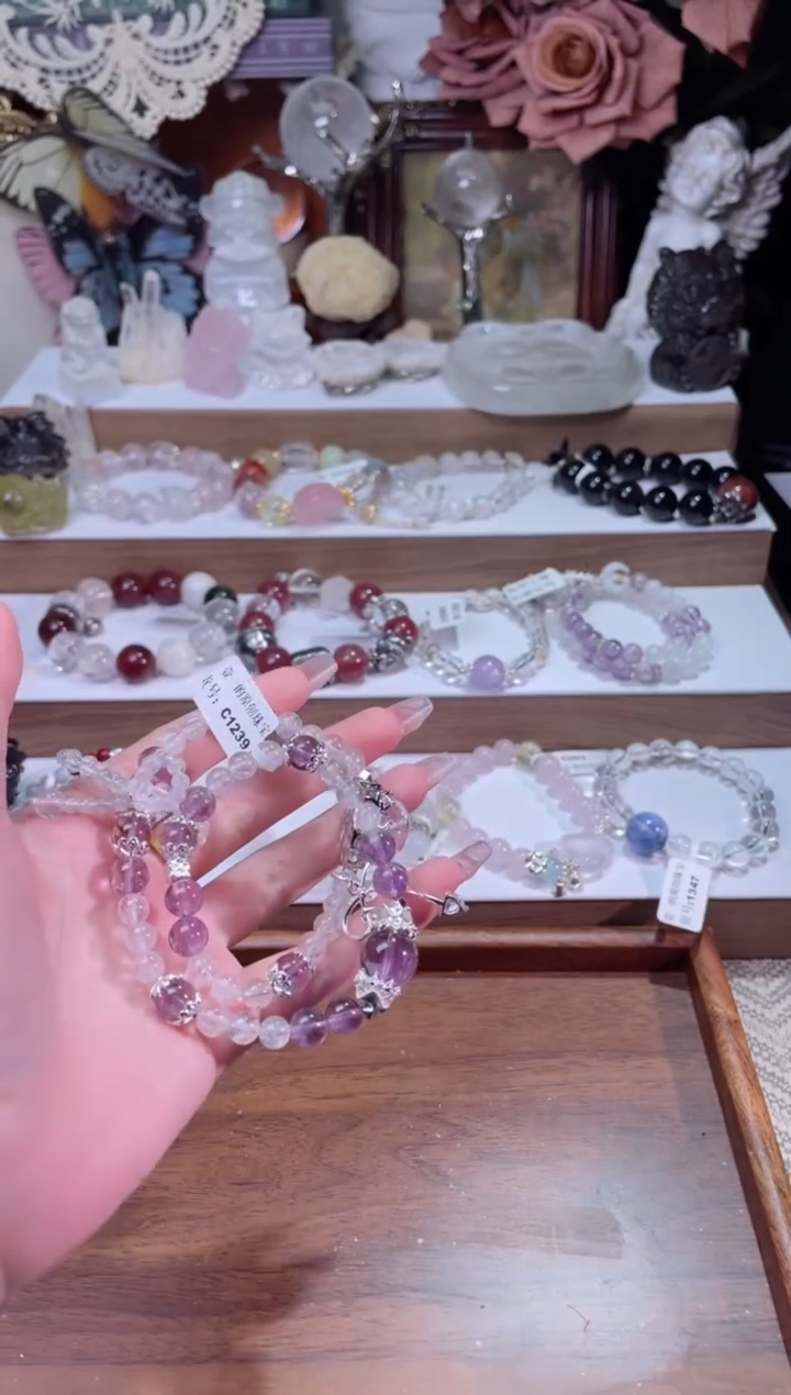 【闪购商品】水晶手链未镶嵌多样性发货1239